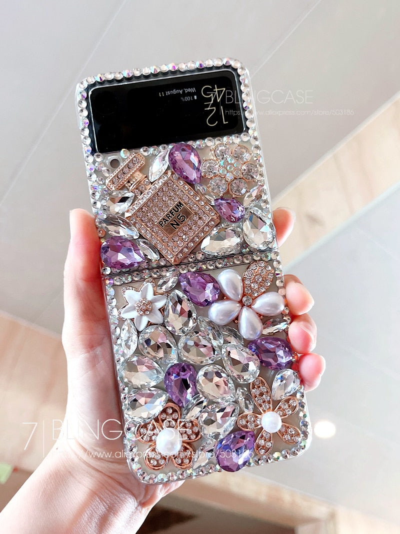 Fashion Rhinestone Phone case For Samsung Galaxy Z Flip