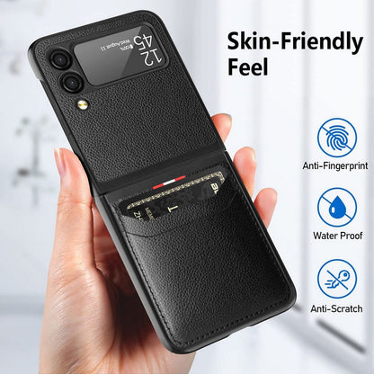Leather Wallet Card Slot Holder Folding Case for Samsung Galaxy Z Flip 3 5G