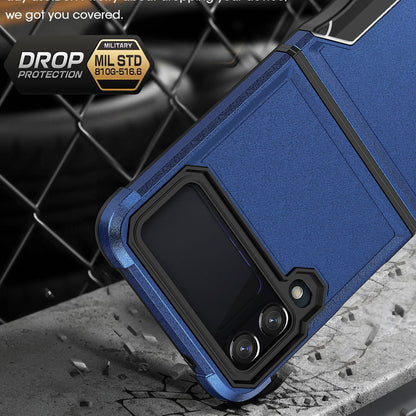 Stripes Hard Protective Case for Galaxy Z Flip4 & Flip 3 Anti-Shock Folding