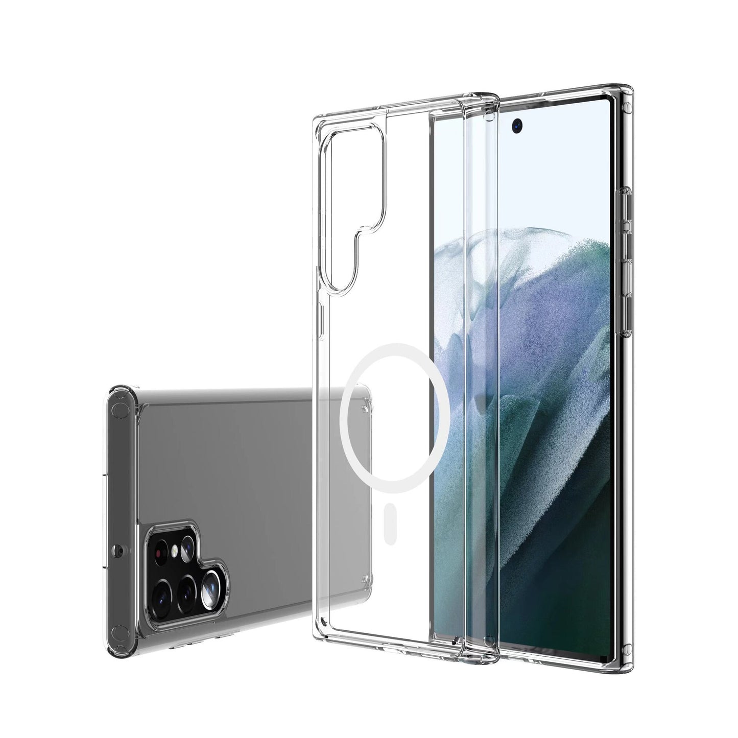 Magnetic Wireless Charger Case For Samsung Galaxy S22 Series