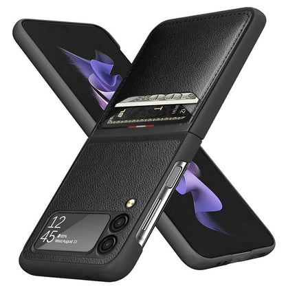 Leather Wallet Card Slot Holder Folding Case for Samsung Galaxy Z Flip 3 5G