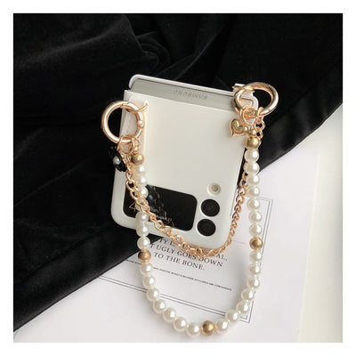 Luxury Rhinestone Mirror Bracket Phone Case For Galaxy Z Flip 3