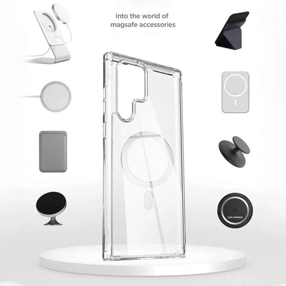 Magnetic Wireless Charger Case For Samsung Galaxy S22 Series