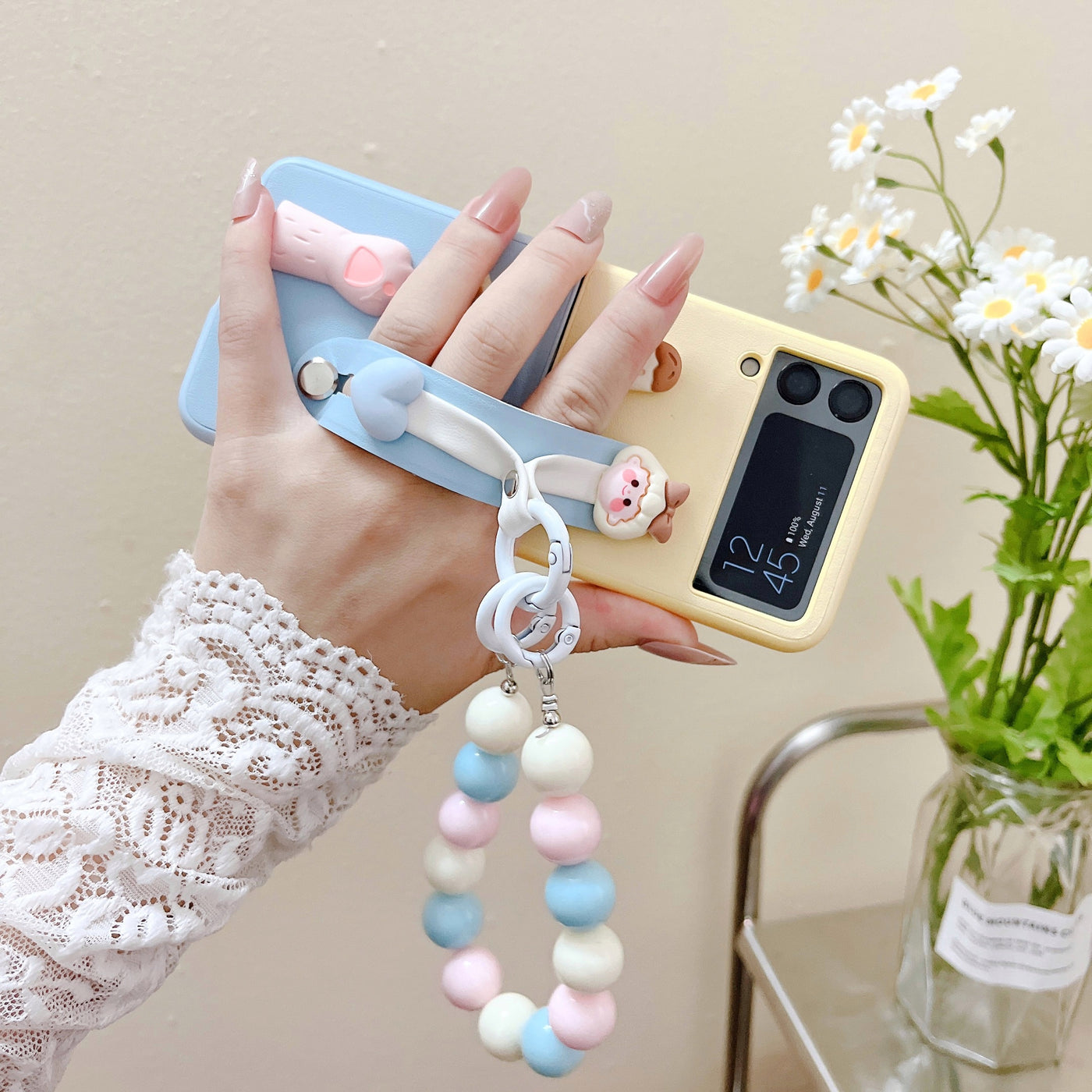 Cute Folding Phone Case For Samsung Z Flip4 & Z Flip3