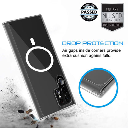 Magnetic Wireless Charger Case For Samsung Galaxy S22 Series