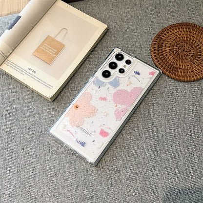 Clear Flower Cover For Samsung S22 Series