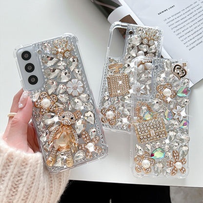 Luxury Bling Rhinestone Phone Case For Samsung Galaxy S22 Series