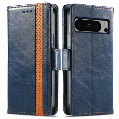 Premium Leather Case with Multifunction Wallet For Google Pixel 8 Series