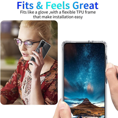 Crystal Clear Phone Case For Samsung Galaxy S22 Series