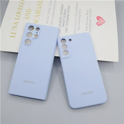 Silky Silicone Cover Soft-Touch Back Protective Housing For Samsung Galaxy S22 
Series