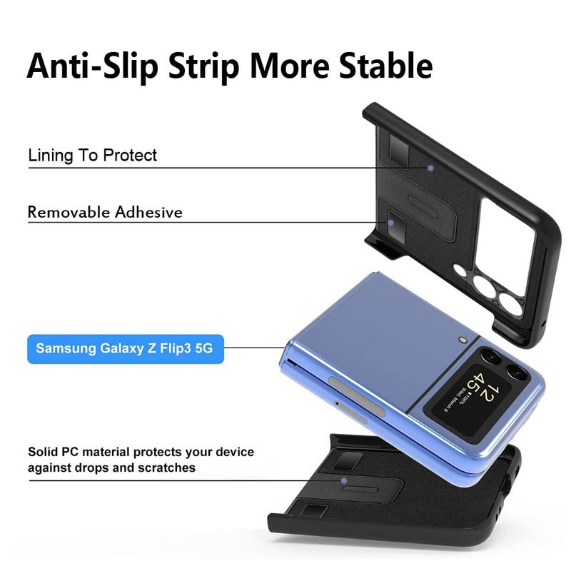 Leather Wallet Card Slot Holder Folding Case for Samsung Galaxy Z Flip 3 5G