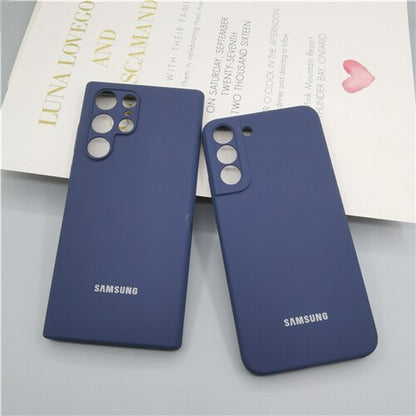Silky Silicone Cover Soft-Touch Back Protective Housing For Samsung Galaxy S22 
Series