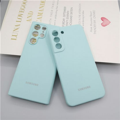 Silky Silicone Cover Soft-Touch Back Protective Housing For Samsung Galaxy S22 
Series
