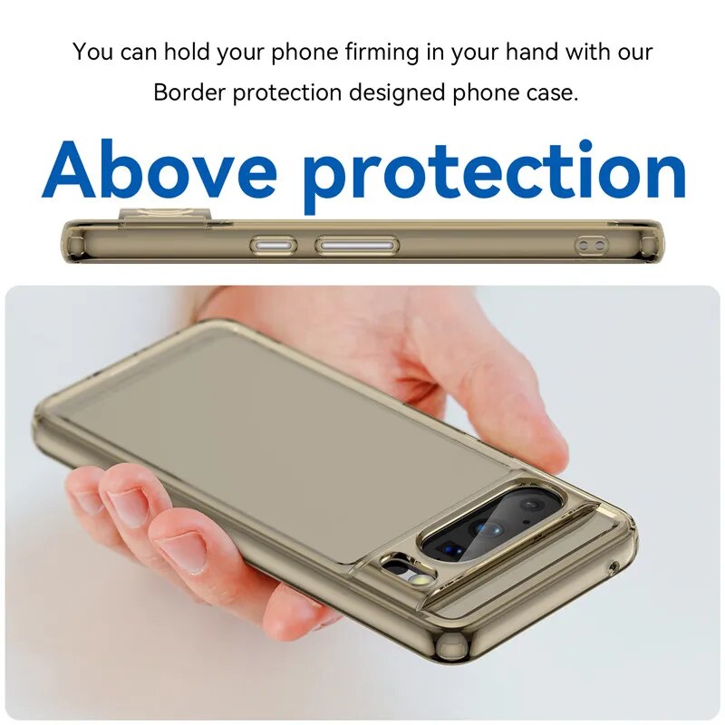 Transparent Shockproof  Bumper Case For Google Pixel 8 Series