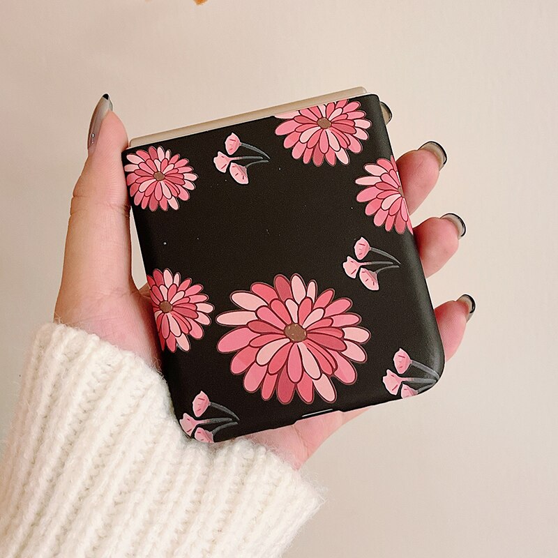 Cute Cartoon Daisy Flower Phone Case For Samsung Galaxy Z Flip 3 5G