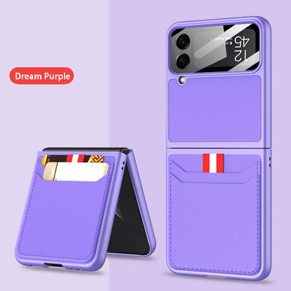 Wallet Leather Case For Samsung Galaxy Z Flip 4