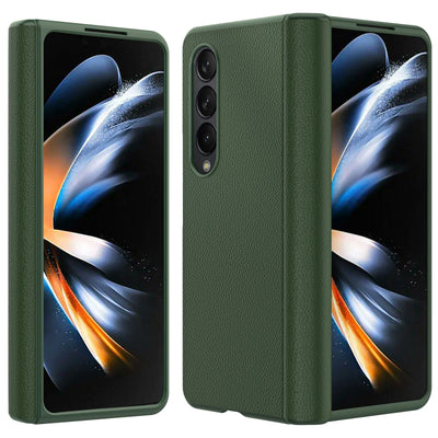 Luxury Leather Hinge Protective Case for Samsung Galaxy Z Fold 4