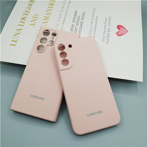 Silky Silicone Cover Soft-Touch Back Protective Housing For Samsung Galaxy S22 
Series