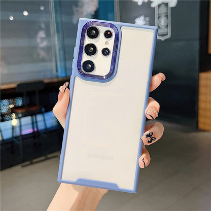 Lens Protection Clear Phone Case For Samsung S22 Series