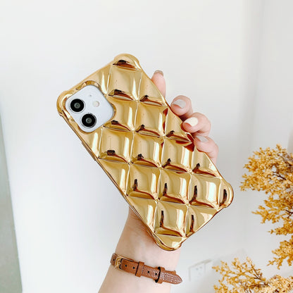 Rhombus Shockproof Case For S22 Series 3D Linge Soft Silicone Pure Color Lens Protection