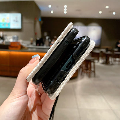 Luxury Wave Point Full Protection Phone Case For Samsung Galaxy Z Flip 3