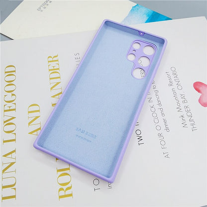 Silky Silicone Cover Soft-Touch Back Protective Housing For Samsung Galaxy S22 
Series