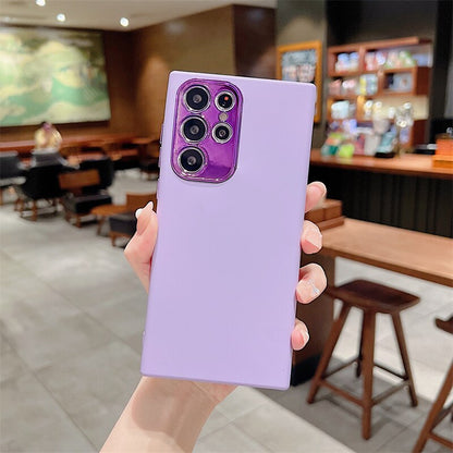 Luxury Original Matte Liquid Silicone Phone Case For Samsung S22 Series