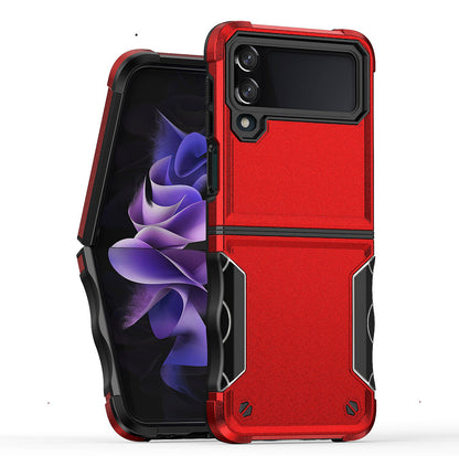 Stripes Hard Protective Case for Galaxy Z Flip4 & Flip 3 Anti-Shock Folding