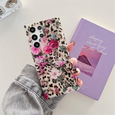 Colorful Flower Shell Pattern Phone Case For Samsung S22 Series