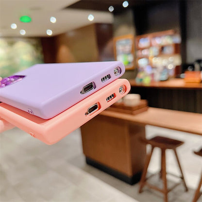 Luxury Original Matte Liquid Silicone Phone Case For Samsung S22 Series