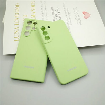 Silky Silicone Cover Soft-Touch Back Protective Housing For Samsung Galaxy S22 
Series