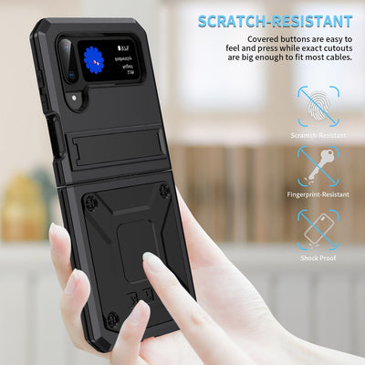 Heavy Duty Armor Case For Samsung Galaxy Z Flip4 Flip3 Shockproof