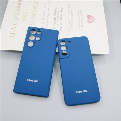 Silky Silicone Cover Soft-Touch Back Protective Housing For Samsung Galaxy S22 
Series