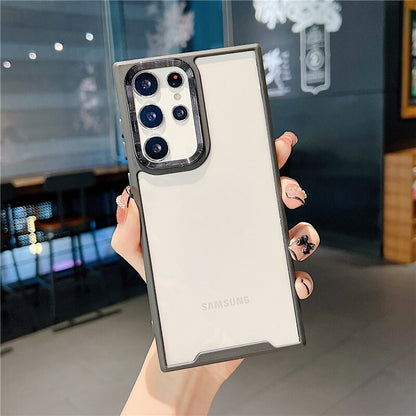 Lens Protection Clear Phone Case For Samsung S22 Series