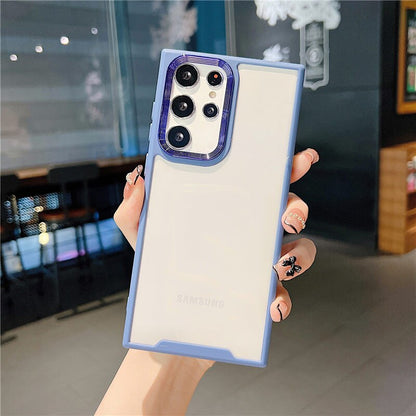Lens Protection Clear Phone Case For Samsung S22 Series