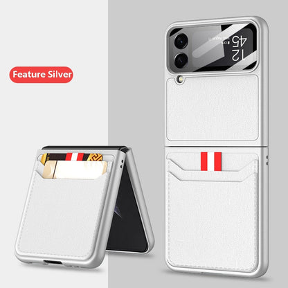 Wallet Leather Case For Samsung Galaxy Z Flip 4