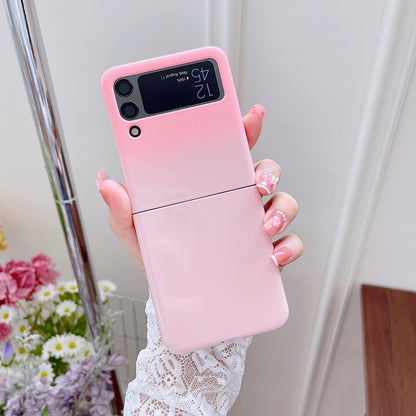 Gradient Glitter Bling Fold Case For Samsung Galaxy Z Flip 3 5G Z