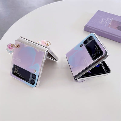 Cute Butterfly Bracelet Phone Stand Case For Samsung Galaxy Z Flip 3 5G