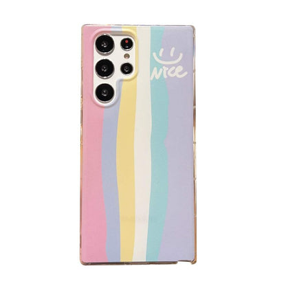 Couple Smile Pink Case For Samsung Galaxy S22 Series