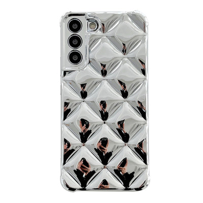 Luxury Plating Reflective Diamond Phone Case For Samsung Galaxy S22 Series