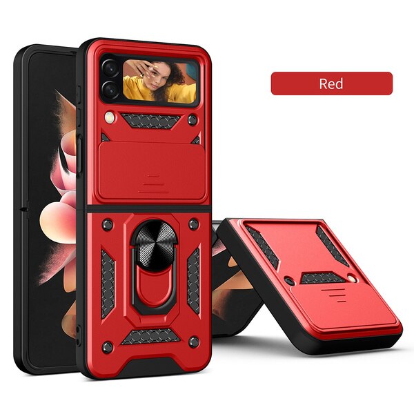 Camera Protective Phone Case For Samsung Galaxy Z Flip 4 & Z Flip 3