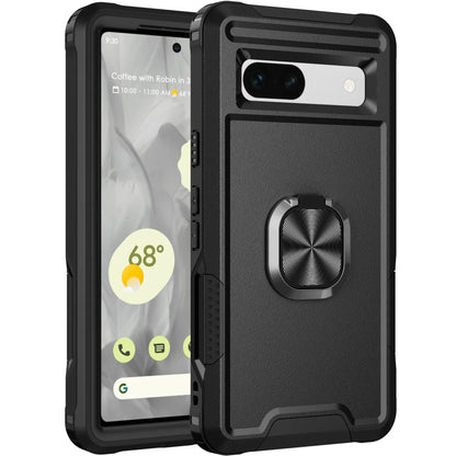 Armor Shockproof Case with Magnetic Ring Holder For Google Pixel 8 Series