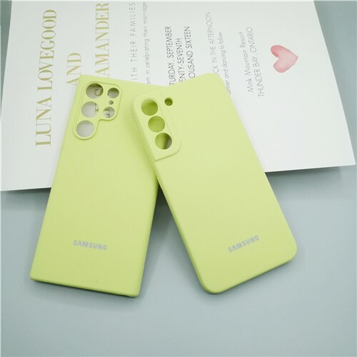 Silky Silicone Cover Soft-Touch Back Protective Housing For Samsung Galaxy S22 
Series