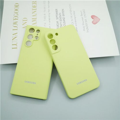 Silky Silicone Cover Soft-Touch Back Protective Housing For Samsung Galaxy S22 
Series