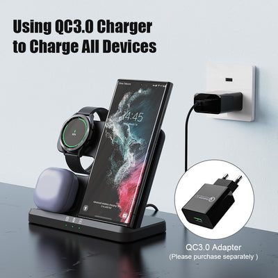 3 in 1 Wireless Charger Stand for Pixel Series