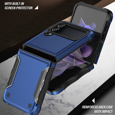 Stripes Hard Protective Case for Galaxy Z Flip4 & Flip 3 Anti-Shock Folding