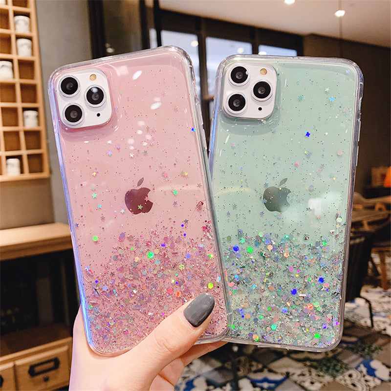 Luxury Bling Glitter Star Case For iPhone