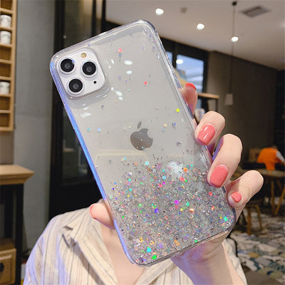 Luxury Bling Glitter Star Case For iPhone