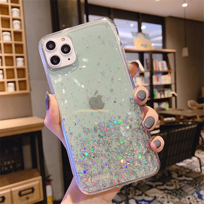 Luxury Bling Glitter Star Case For iPhone