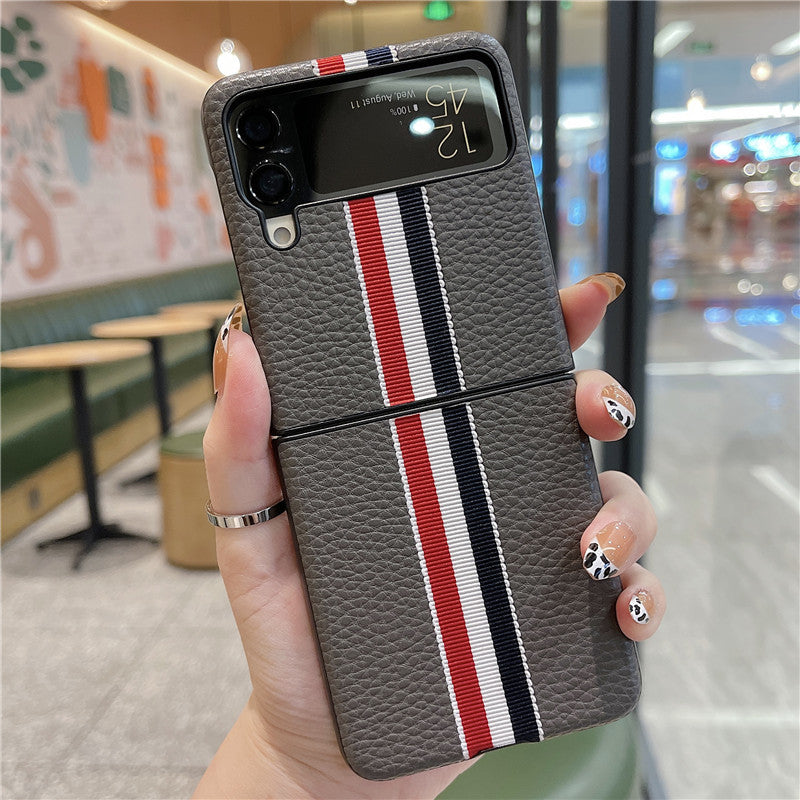 Fashion stripe Case for Samsung Galaxy Z Flip 3